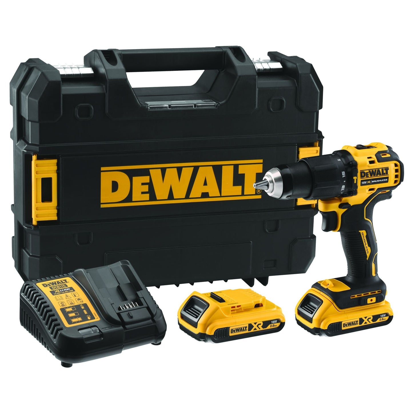 Dewalt DCD709D2T Masina de gaurit si insurubat cu percutie